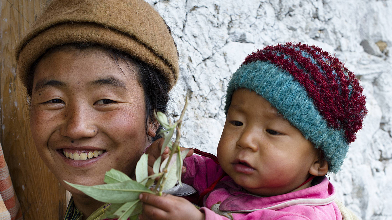Bhutans Bürger sind glückliche Bürger