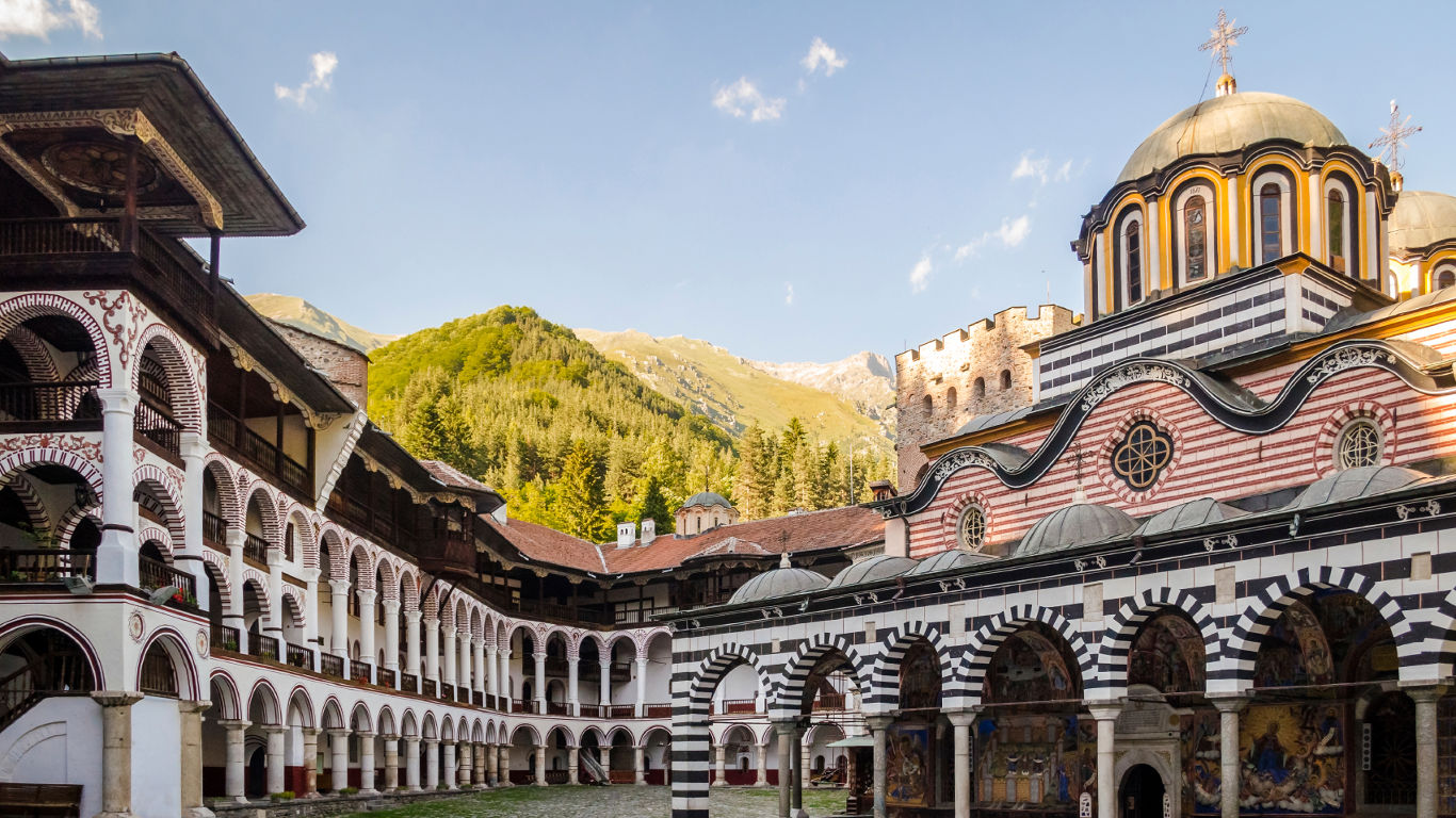 Das Rila-Kloster in Bulgarien