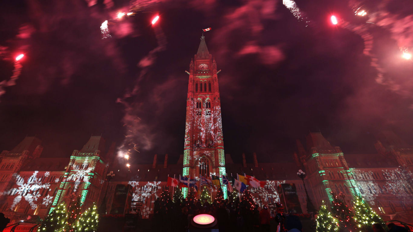 Lichterfest in Kanada