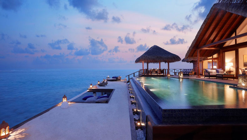 Malediven: Entspannter Blick aufs Meer