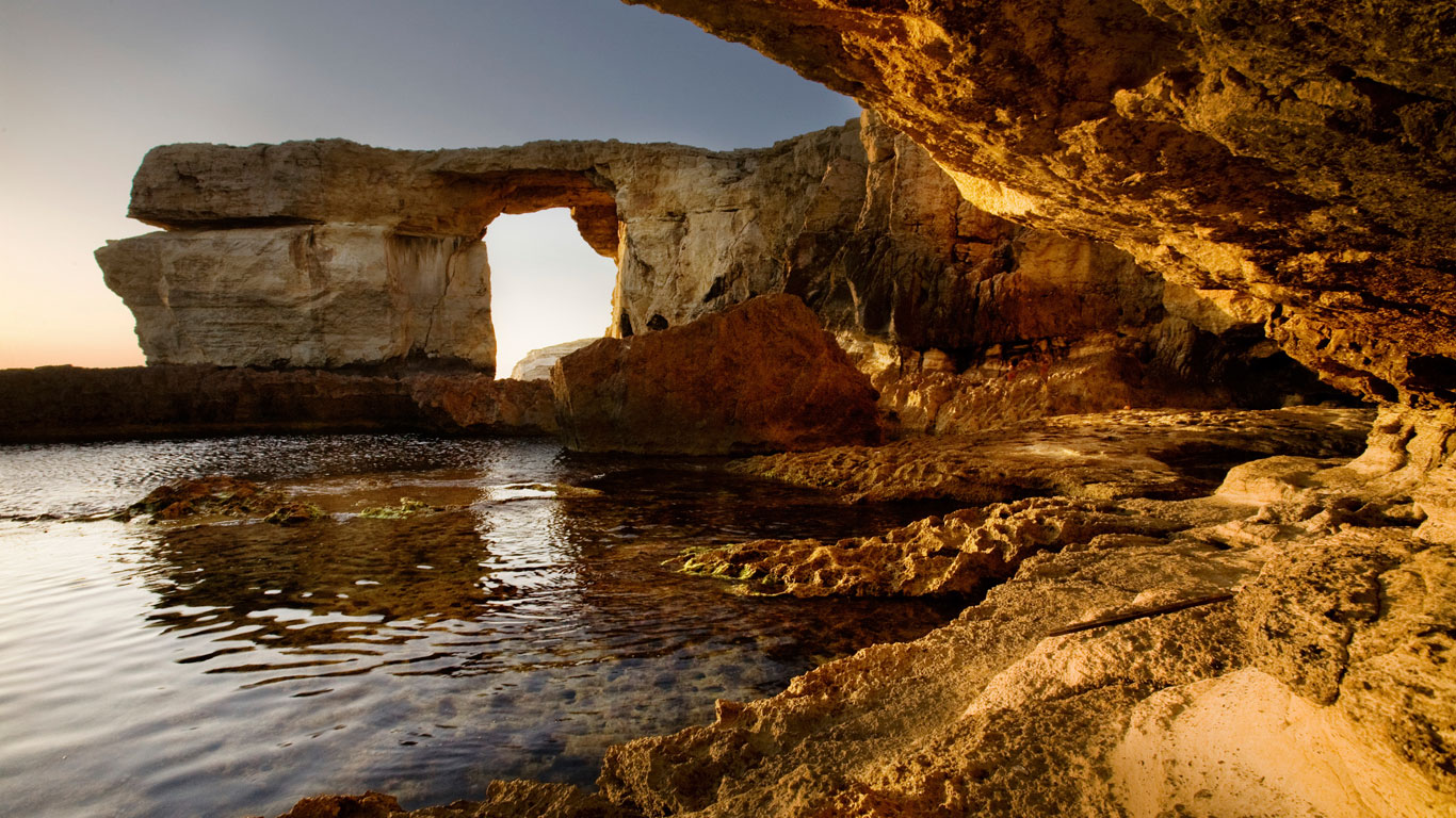 Meereshöhlen, Malta