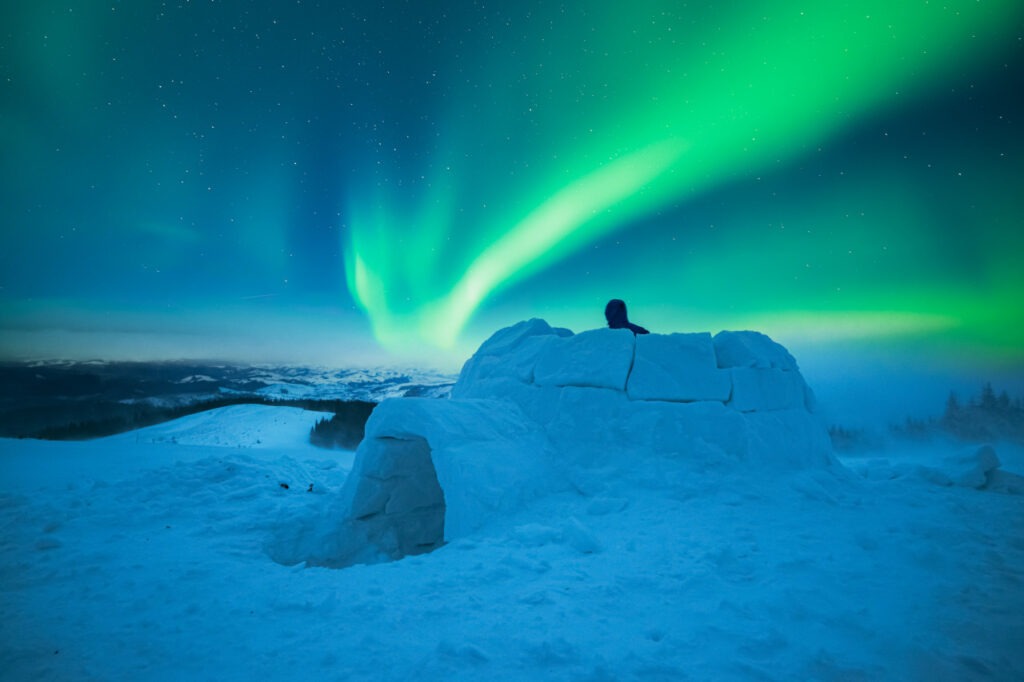 Notunterkunft im Schnee: So baut man sich ein Iglu